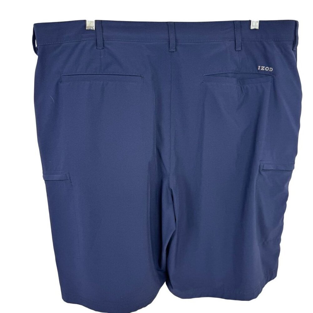 Izod Golf Shorts Navy Blue Men's Size 42 EUC Athletic Athleisure Preppy Classic - Picture 3 of 9